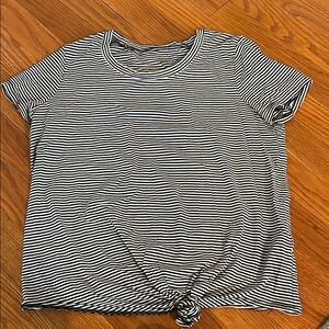 Striped Black and White Women's Top, madewell xs